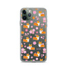 "Cherry Blossom" Classic Corgi Clear iPhone Case