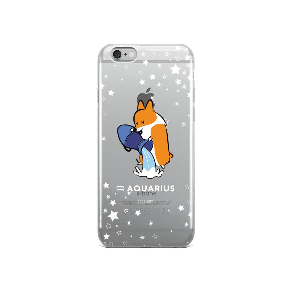 Aquarius | Corgi Horoscope iPhone Case