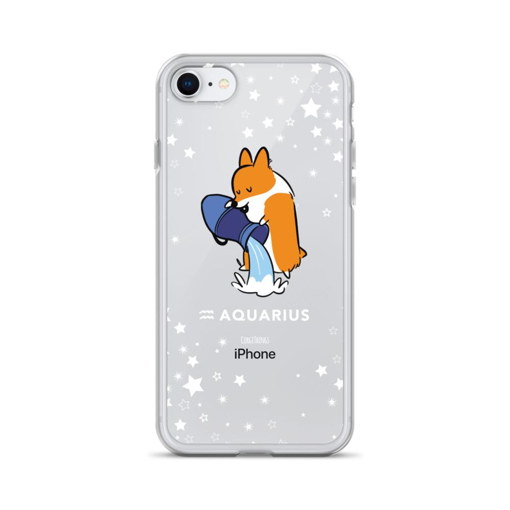 Aquarius | Corgi Horoscope iPhone Case
