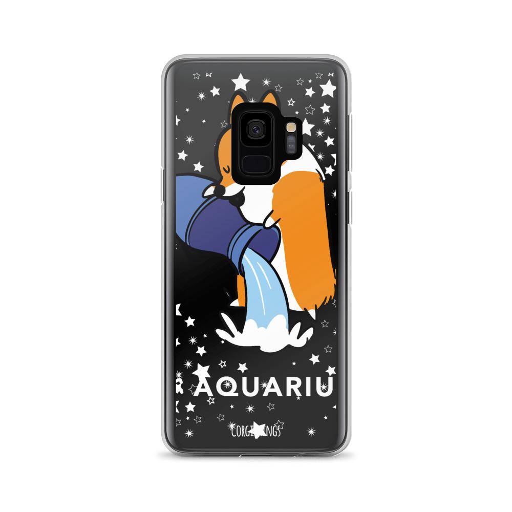 Aquarius | Corgi Horoscope Samsung Phone Case