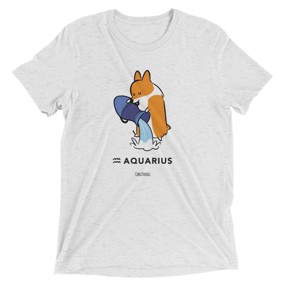 Aquarius | Corgi Horoscope Vintage T-Shirt