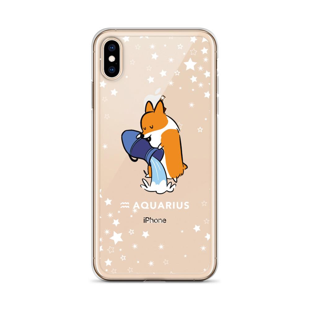 Aquarius | Corgi Horoscope iPhone Case