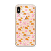 "Cherry Blossom" Classic Corgi Clear iPhone Case