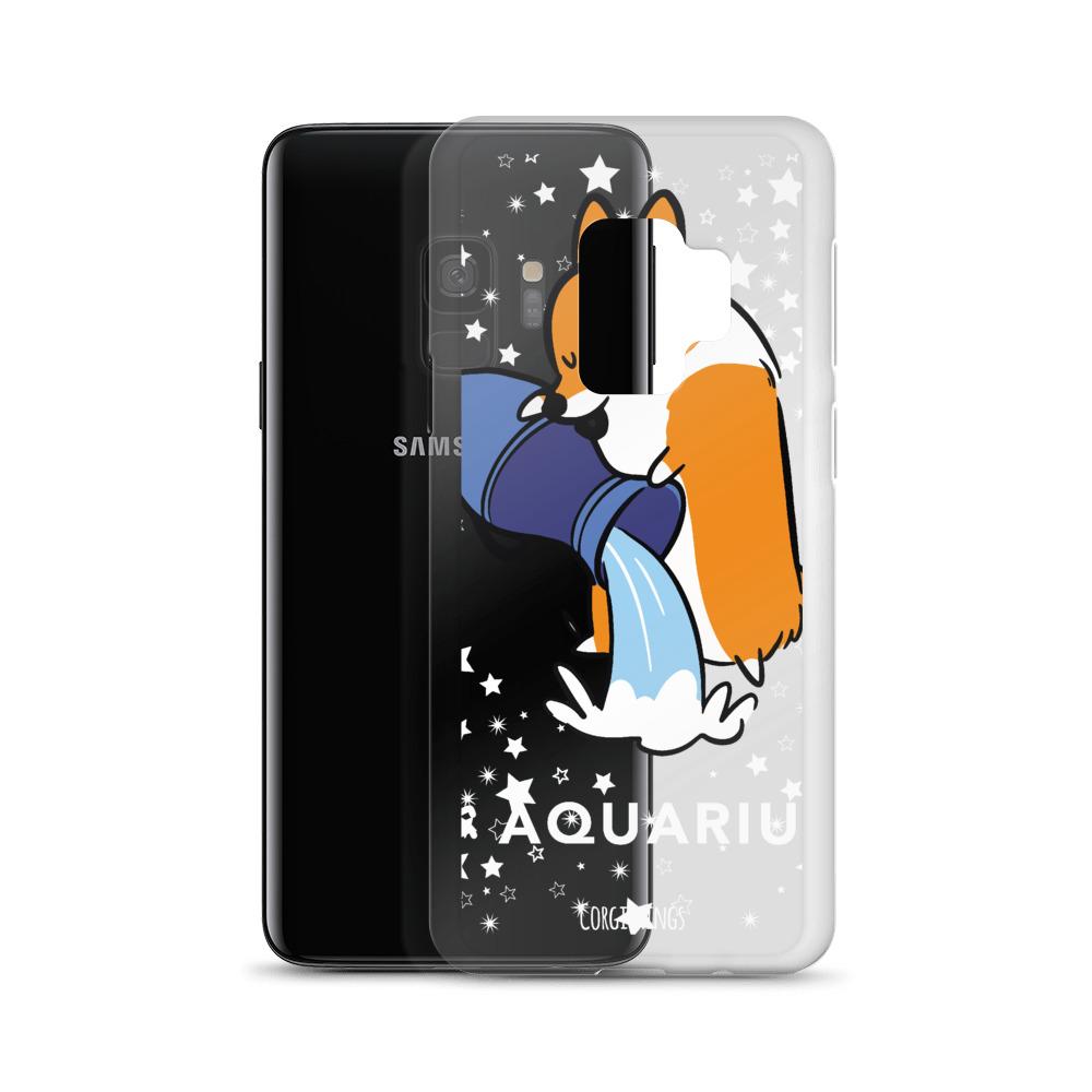 Aquarius | Corgi Horoscope Samsung Phone Case
