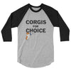 "Corgis for Choice" Baseball Tee