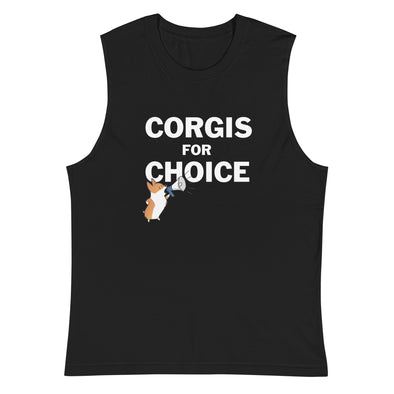 "Corgis for Choice" Unisex Muscle Shirt